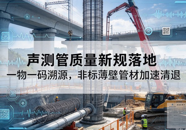 绛县声测管质量新规落地，一物一码溯源，非标薄壁管材加速清退